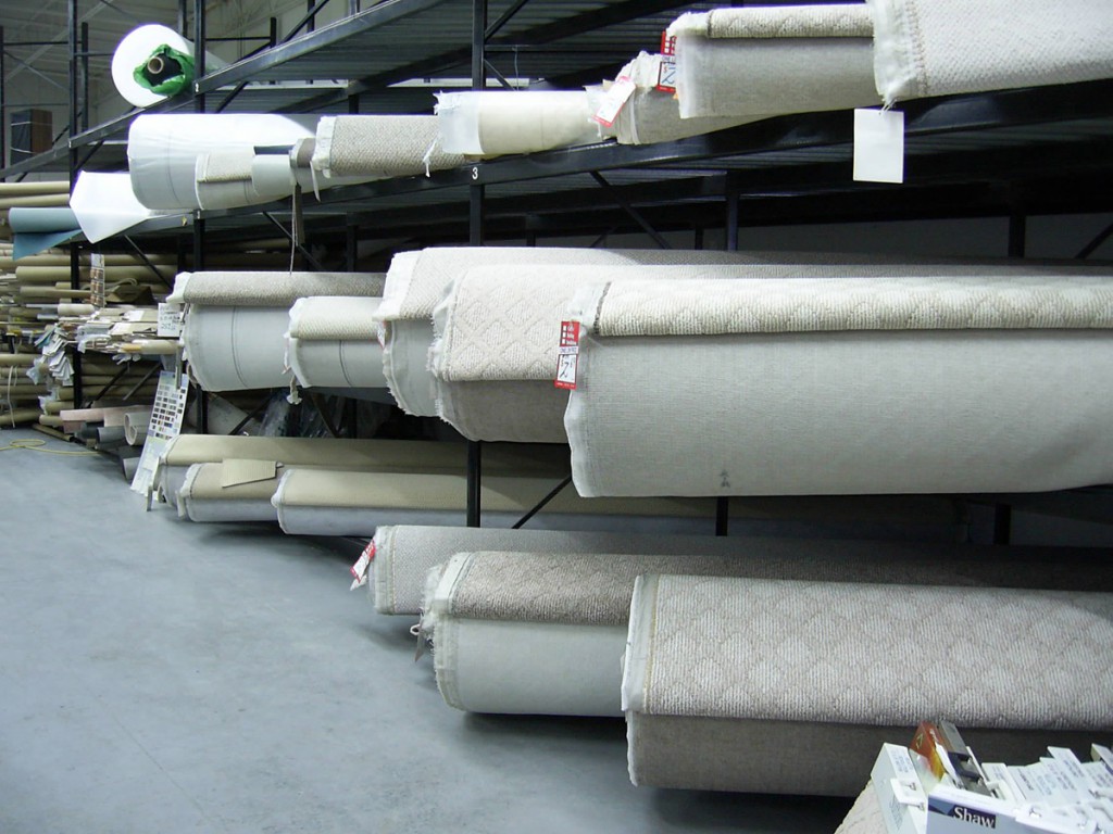 IN STOCK PATTERN CARPET IN RACK