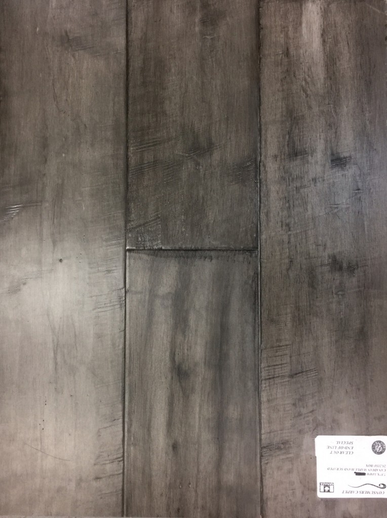 maple hardwood flooring color charcoal  at toronto location