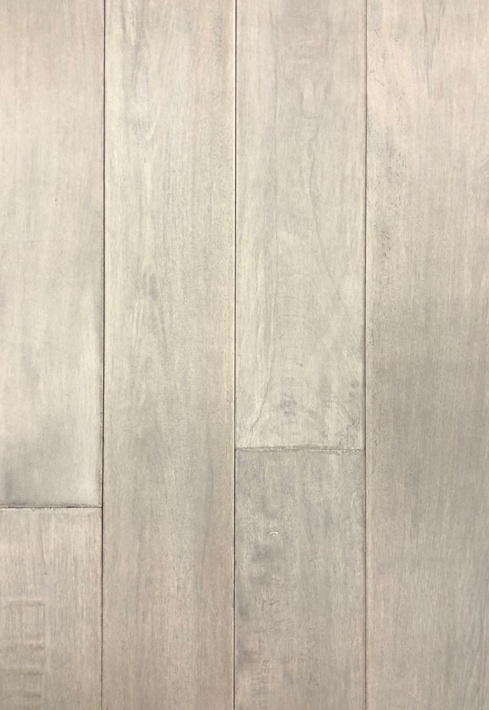 Clear grade Canadian maple wood flooring installed in a residential home