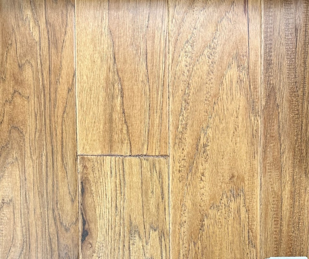 DIstressed hickory engineered hardwood honey cottage at concord location