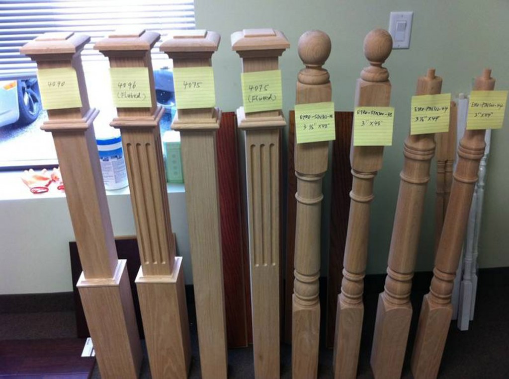 oak newel post vaughan location
