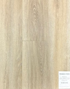 Waterproof luxury vinyl plank flooring installed in a Toronto home kitchen