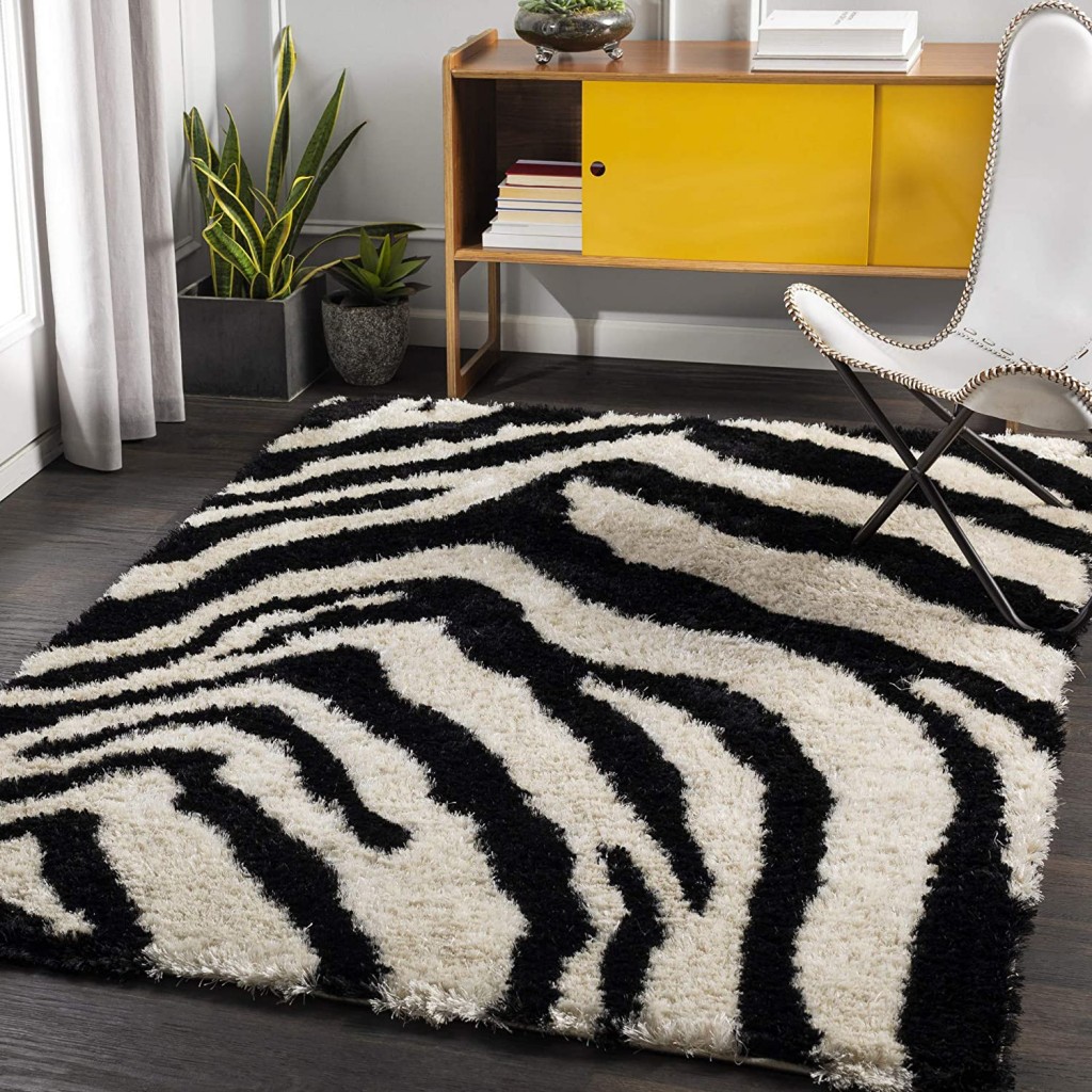 zeebra area rug