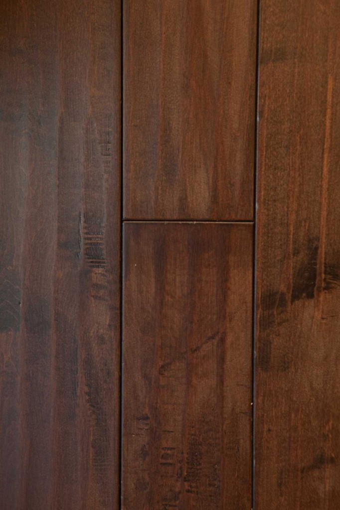 maple hardwood flooring red brown dark sample