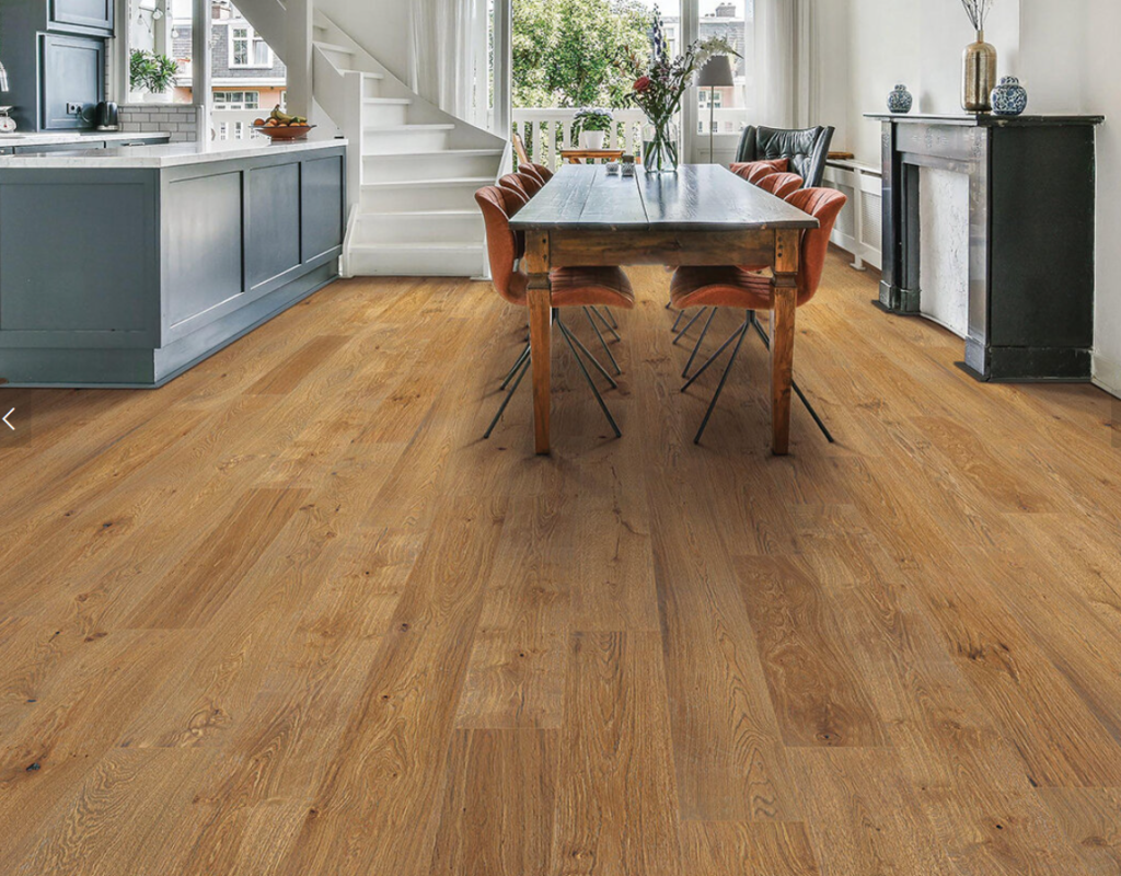 premium white oak hardwood flooring click in kitchen rustic grade in toronto