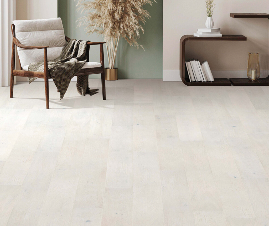 waterproof engineered hardwood click flooring in office in toronto