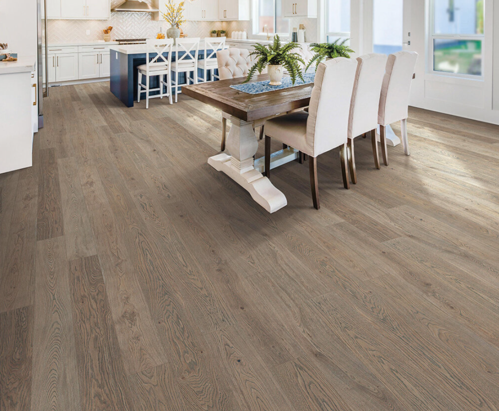waterproof engineered hardwood click floating in kitchen at vaughan location